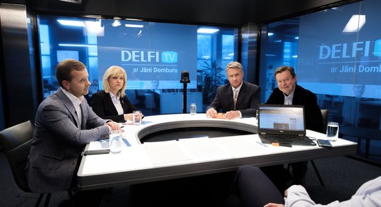 'Delfi TV ar Domburu' atbild 'Nacionālā apvienība' un 'Saskaņa'. Pilns ieraksts