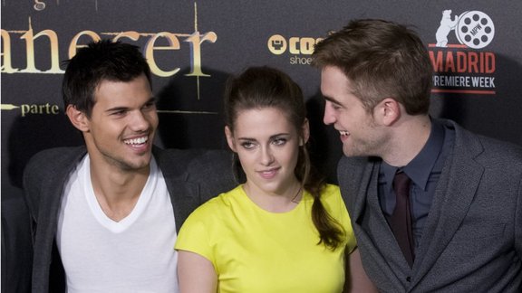 Lautner, Stewart and Pattinson (The Twilight Saga)