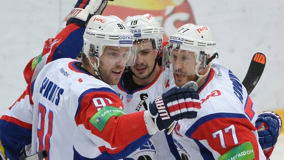 KHL Gagarina kausa spēle: Maskavas Dinamo - Jaroslavļas Lokomotiv