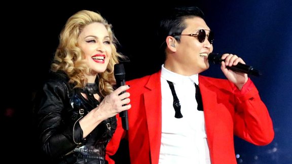 Madonna and Psy AP