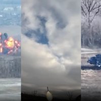 Ukrainā notriekts okupantu Su-25 un bojāts Mi-8