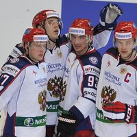 Krievijas un Čehijas hokejisti Eirotūres trešo posmu sāk ar uzvaru