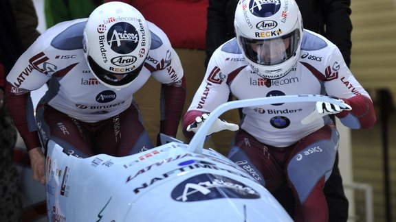 Bobslejs: Eiropas kauss Siguldā