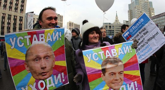 Preses sekretārs: Putinu joprojām atbalsta Krievijas iedzīvotāju vairākums