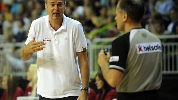 Pārbaudes spēle basketbolā: Latvija - Krievija (2.mačs)