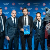 UEFA apbalvo Latvijas izlases jauno identitāti