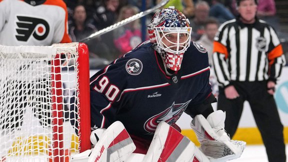 Elvis Merzļikins, hokejs, NHL, Blue Jackets