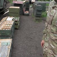 Ukrainas armija Slovjanskā atradusi lielus separātistu munīcijas krājumus