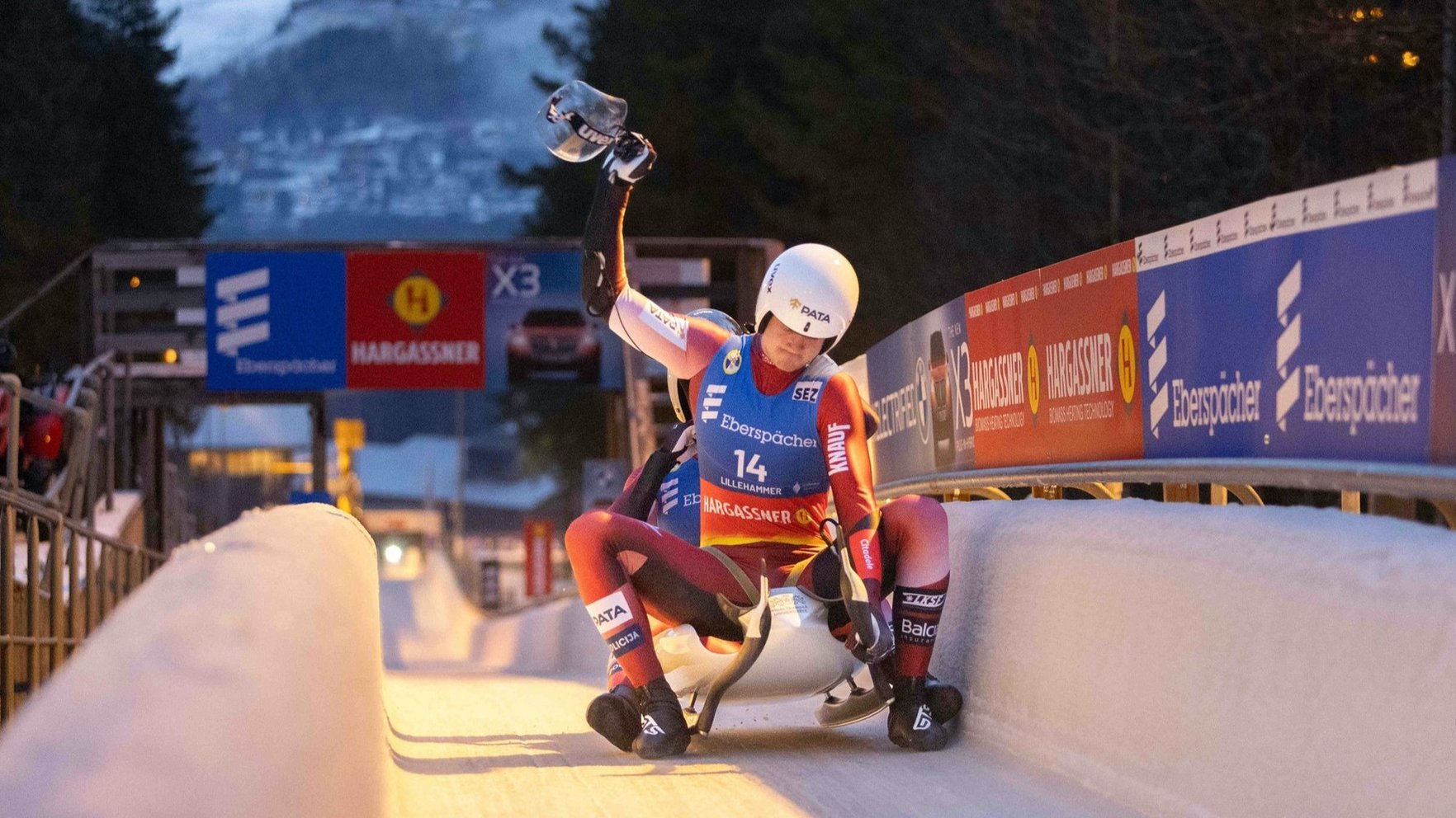 Latvijas ekipāža Bots/Plūme Eiropas čempionātā kamaniņu sportā ieņem sesto vietu; Robežniece/Bogdanova – piektās