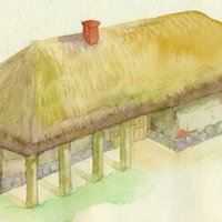 Māla kleķu sienas un niedru jumts – kā tika atjaunota Klaušinieku māja Turaidā