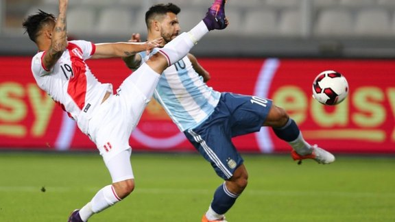 Argentina Sergio Aguero, Peru Yoshimar Yotun