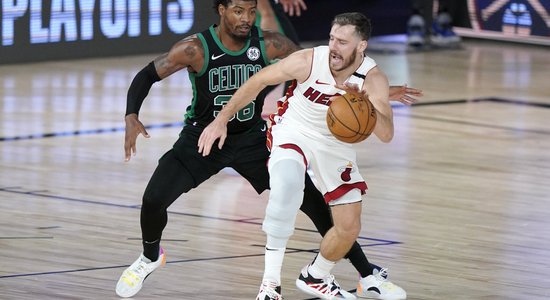'Heat' atkal atspēlējas un otro reizi konferences finālā uzvar 'Celtics'