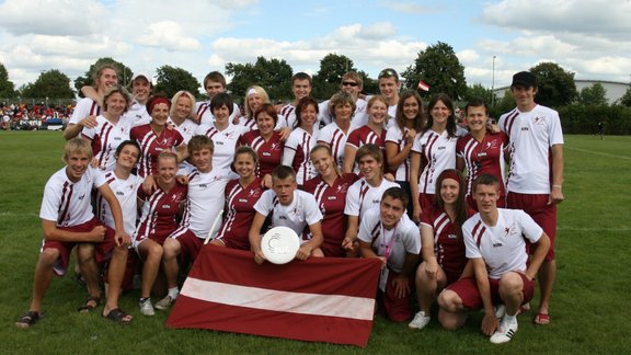 LV izlases Eiropas Frisbija èempionata 2007