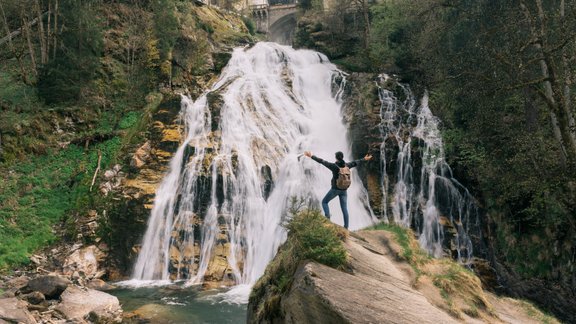 Gasteiner Wasserfall, Austrija, ūdenskritums