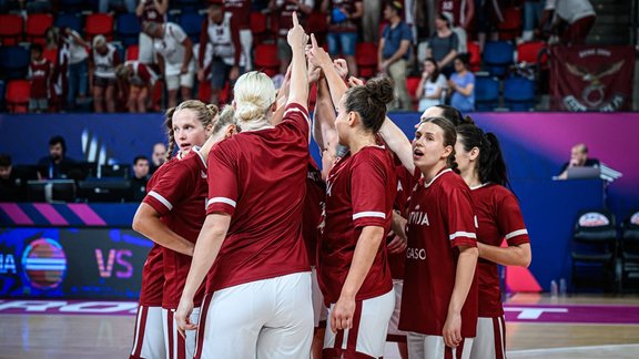 Eiropas čempionāts basketbolā sievietēm: Latvija - Spānija, basketbols, Latvijas sieviešu basketbola izlase