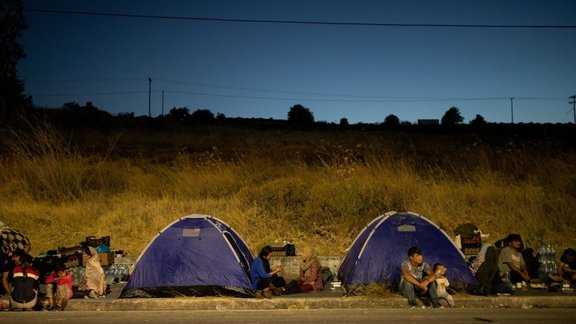 Grieķija, bēgļi, moria nometne lesbas salā