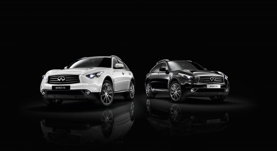 'Infiniti FX' speciālā melnā un baltā versija Eiropas tirgum