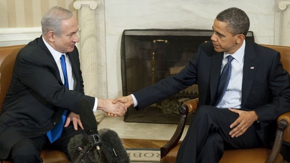 Benjamin Netanyahu and Barak Obama