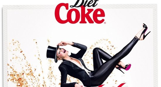 Латвийская супермодель Гинта Лапиня стала лицом напитка Diet Coke