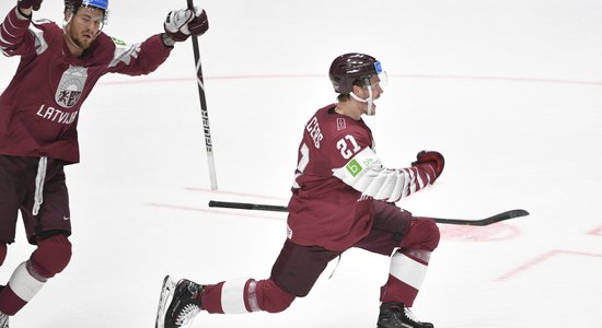 ФОТО, ВИДЕО: Как сборная Латвии победила австрийцев на ЧМ-2019 в Братиславе