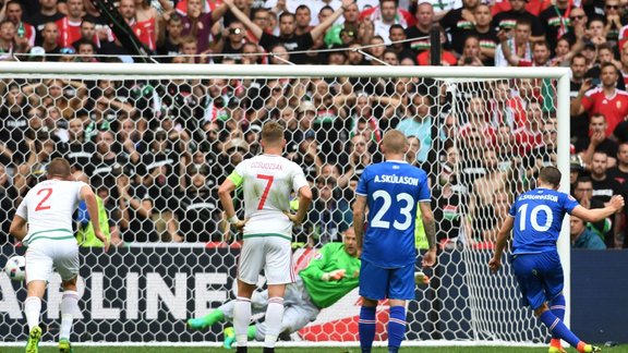 Futbols, EURO 2016: Islande - Ungārija - 1