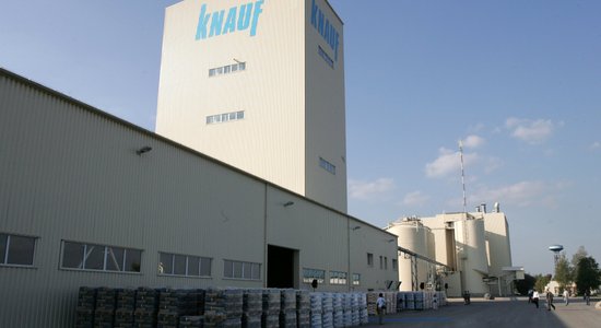 Būvmateriālu ražotāja "Knauf" apgrozījums pērn audzis par 2,5%