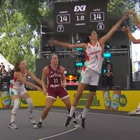 Fantastisks metiens Latvijas 3x3 basketbolistēm atnes uzvaru Eiropas kausa ievadā un iekļūst ceturtdaļfinālā