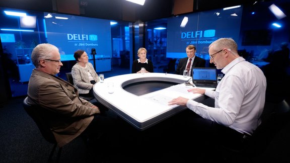 Delfi TV ar Domburu: Ludmila Vīksna, Kaspars Tārs, Ivars Kalviņš, Modra Murovska - 6