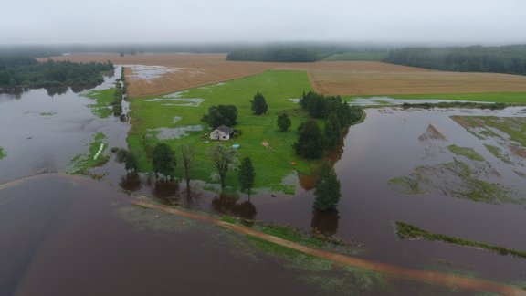 Situācija pēc lietavām Baltinavas novadā. - 16