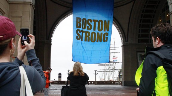 Bostonas maratona piemiņas pasākums - 1