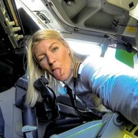 Pasaulē daiļākā lidmašīnas pilote – zviedriete Marija