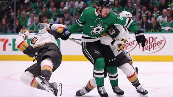 NHL, hokejs, Teodors Bļugers, Golden Knights, Stars