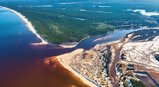 ФОТО: Место, где Гауя встречается с морем