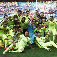 'Barcelona' 23. reizi triumfē Spānijas čempionātā