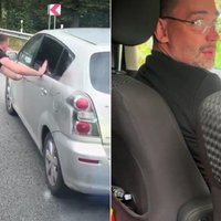 Video: Kravas auto vadītājs aptur dzērājšoferi ar diviem maziem bērniem