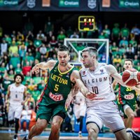 Lietuvas basketbolisti saņem pamatīgu 'pērienu' Beļģijā