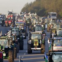 1500 traktori Parīzē: Francijā sākas lauksaimnieku protests