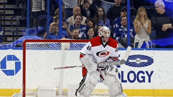 Carolina Hurricanes emergency backup goalie Jorge Alves