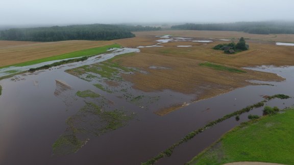 Situācija pēc lietavām Baltinavas novadā. - 17