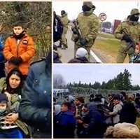 'Slūžas': Baltkrievu dzīti migrantu tūkstoši šturmē Polijas robežu