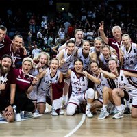 Latvijas U-20 basketbolistes kļūst par Eiropas vicečempionēm