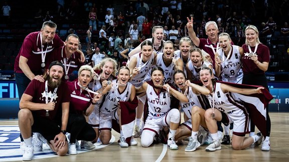 Basketbols, Eiropas U-20 čempionāta fināls, sievietes, Latvija - Francija