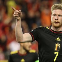 Beļģija UEFA Nāciju līgā gūst sešus vārtus pēc kārtas pret Poliju
