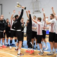 Latvijas handbola izlase desmito reizi uzvar Rīgas domes kausā