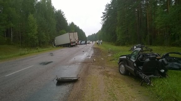 Avārija uz ceļa posma Valka-Strenči - 5