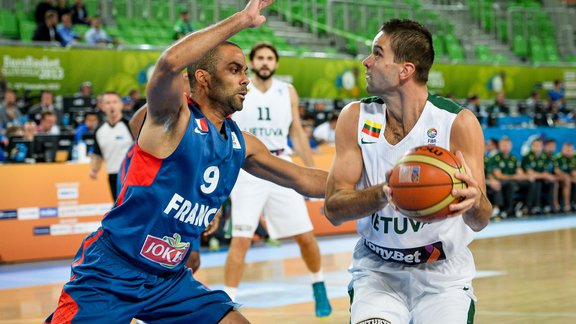 EČ basketbolā: Lietuva - Francija - 25