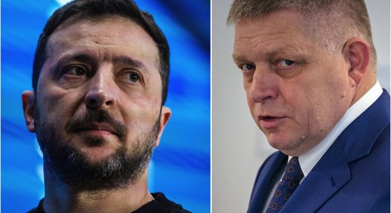 "Slovāku līderi spēlē bīstamu spēli". Pieaug spriedze starp Zelenski un Fico