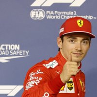 Leklērs izcīna savu pirmo 'pole position' pie 'Ferrari' stūres