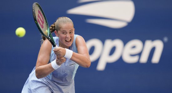 Ostapenko pirmo reizi karjerā sasniedz "US Open" dubultspēļu pusfinālu