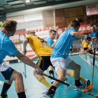 'Lekrings' florbolisti 'EuroFloorball' spēlē pēdējās sekundēs ielaiž vārtus un zaudē